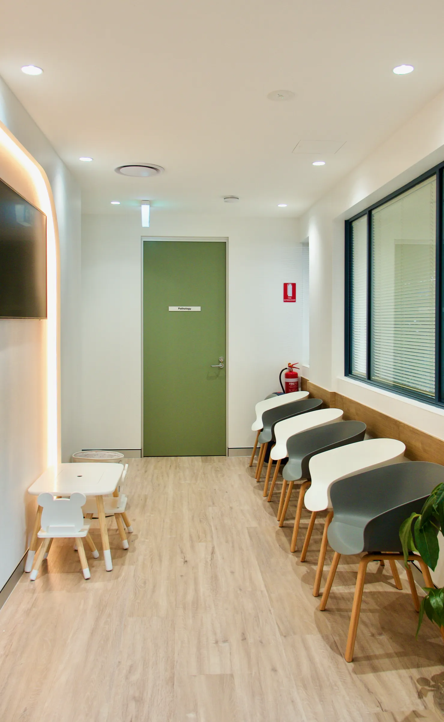Waiting corridor at Centro-Med Hornsby Clinic