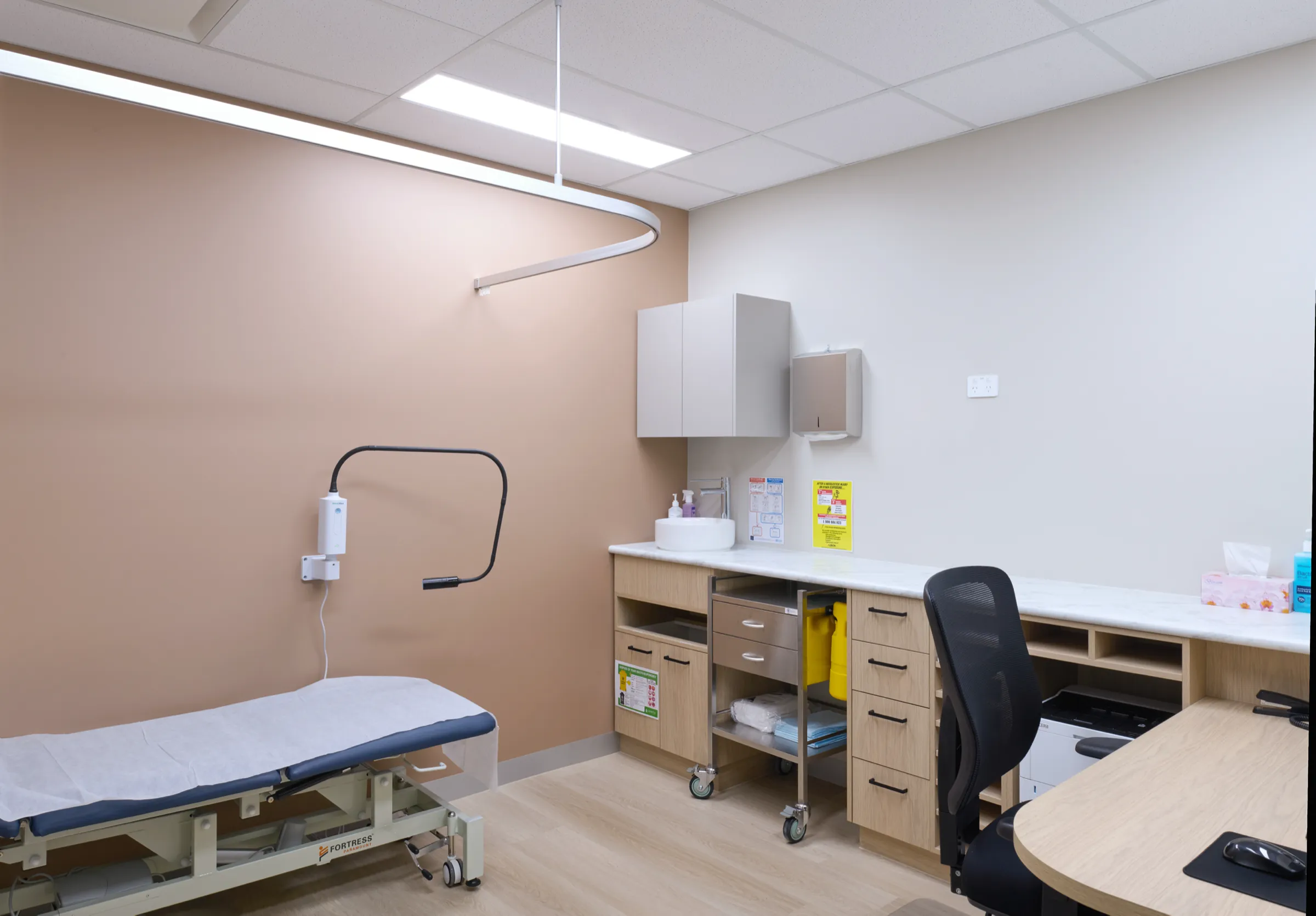 Chatswood Medical and Pathology Centre, consult room blush