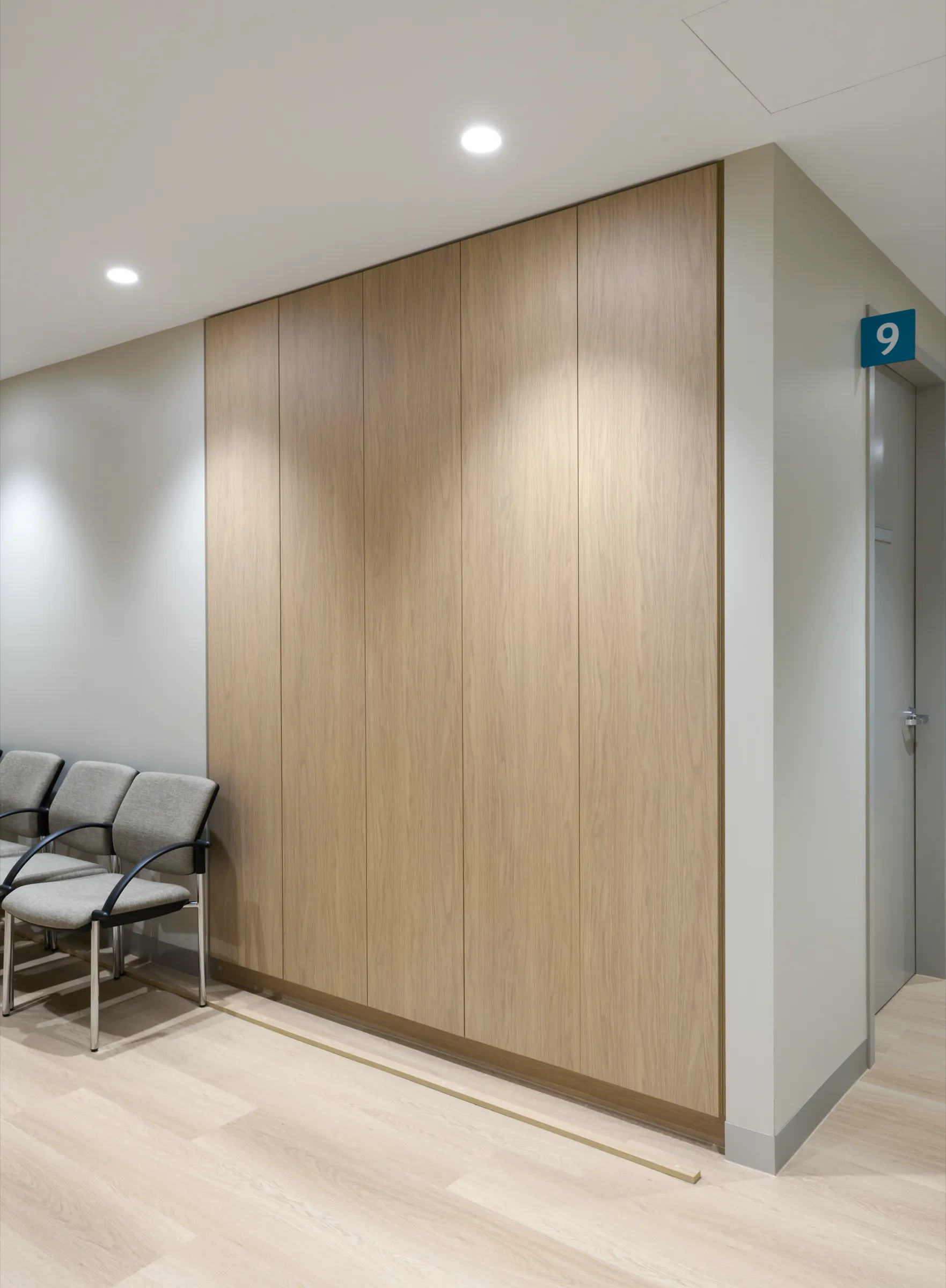 Chatswood Medical and Pathology Centre, joinery wall