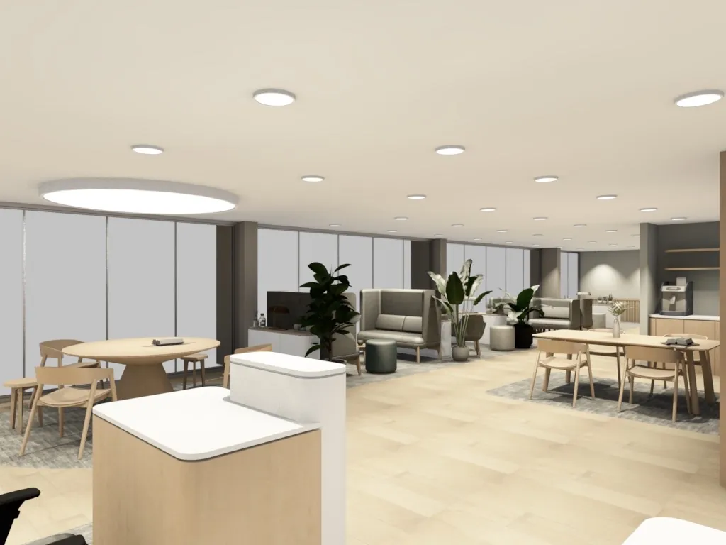 Monash IVF, open lounge