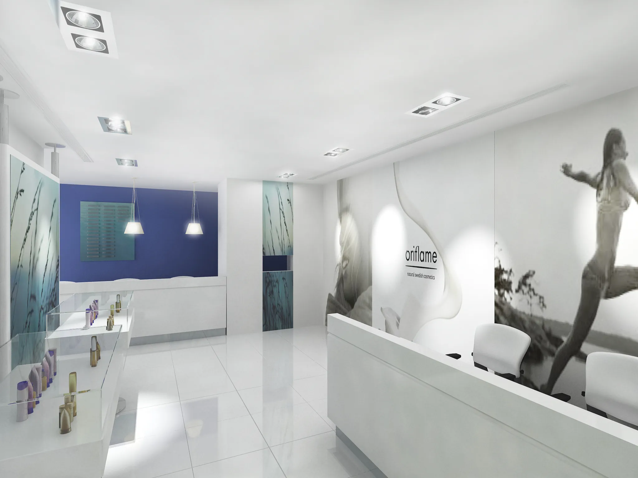 Oriflame Retail, counter