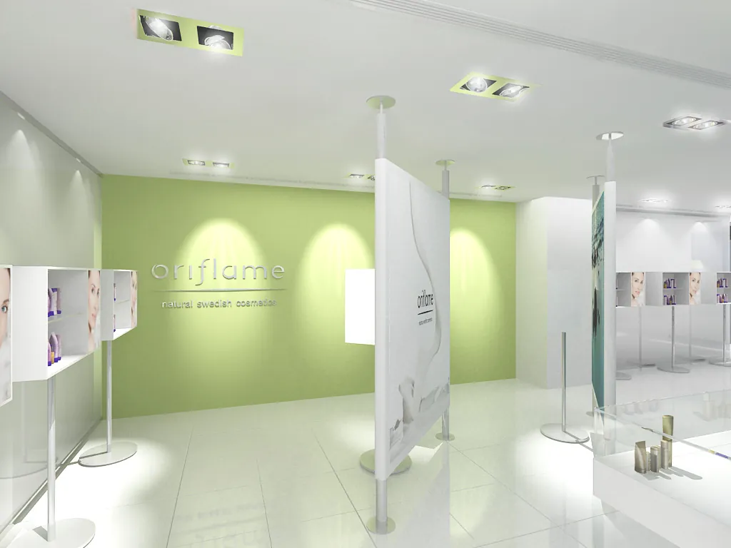 Oriflame Retail, showroom