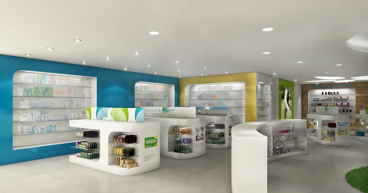 Pharmacy Victoria, retail floor