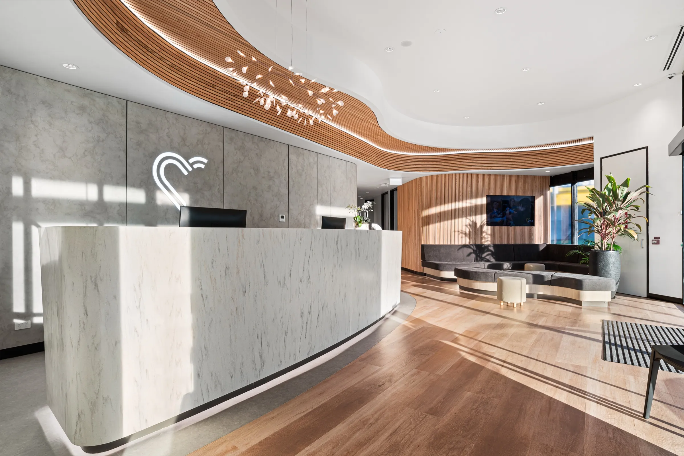 Veterinary Cardiologists Australia, reception lounge