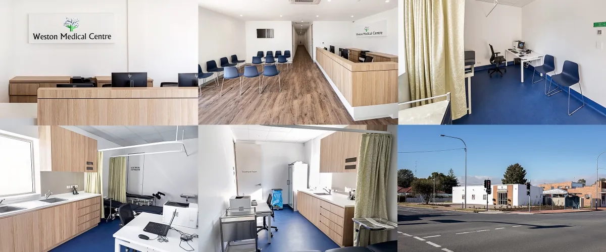 Weston Medical Centre, collage